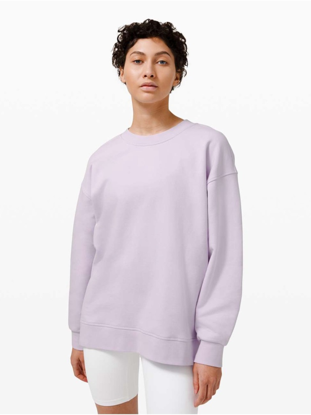 Lululemon Perfectly Oversized Crew - 
Lavender Dew